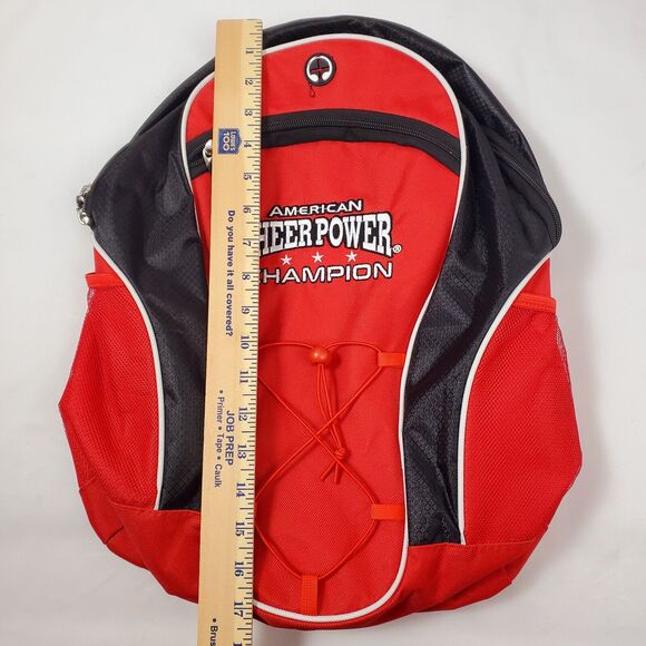 American Cheer Power Champion Backpack Cheerleader Competition Red Girls Gear - Picture 4 of 9